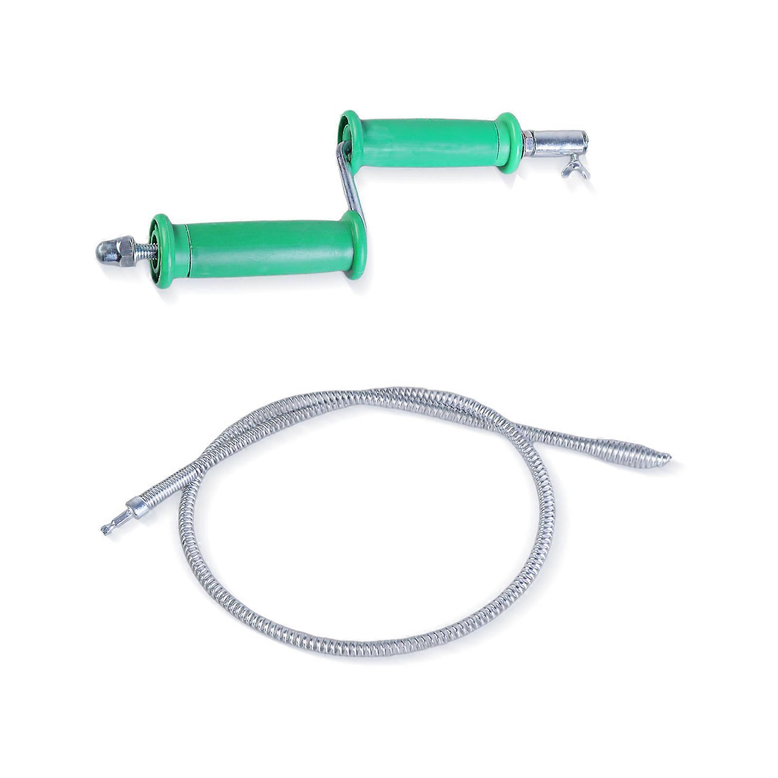 Multifunctional Pipe Cleaner Helical Efficient Clog Remover for 45° and 90° Bends in Household Drains Home Plumbing Need