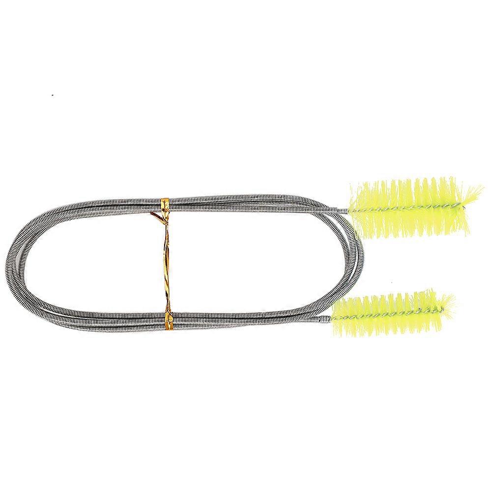 Flexible Hose Cleaning Brush Stainless Steel Filter Pump Spring Brush Double Ended Brush