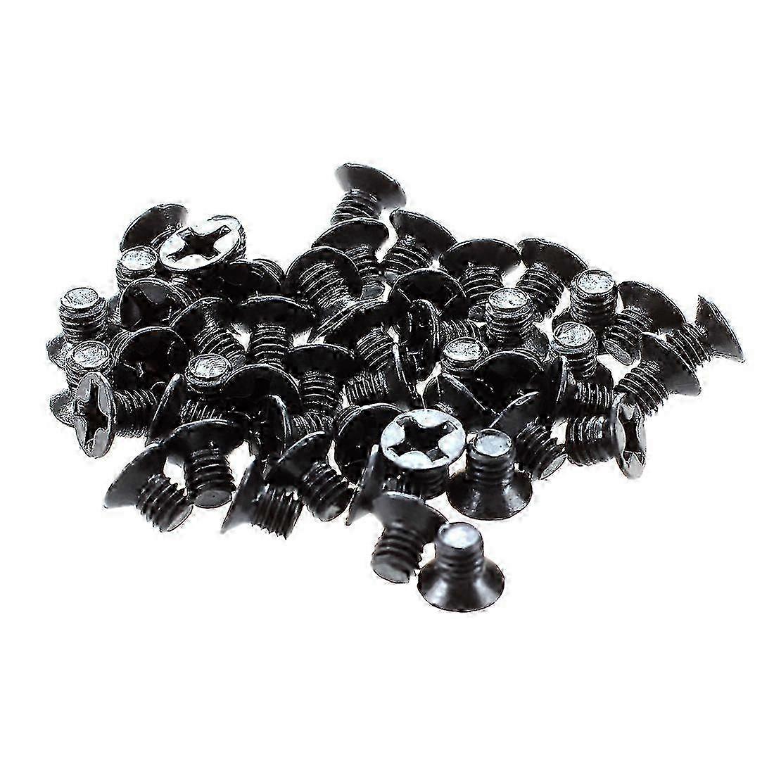 M3x4mm Black Screws for Laptop Hard Drive, 50 Pcs Replacement Hardware Kit