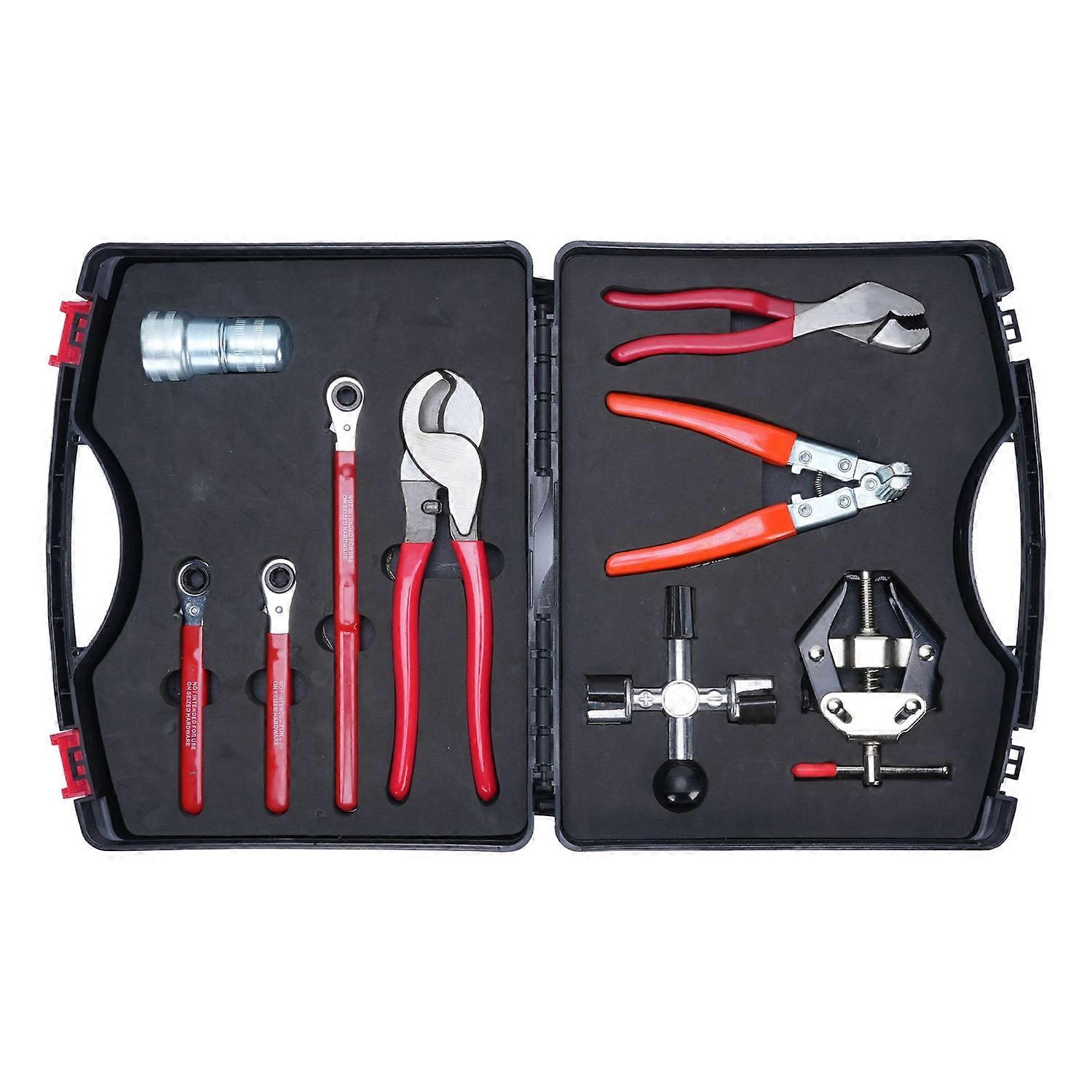 9pcs Battery Service Tool Kit Multifunction Battery Terminal Spreader Puller Plier for Most Battery