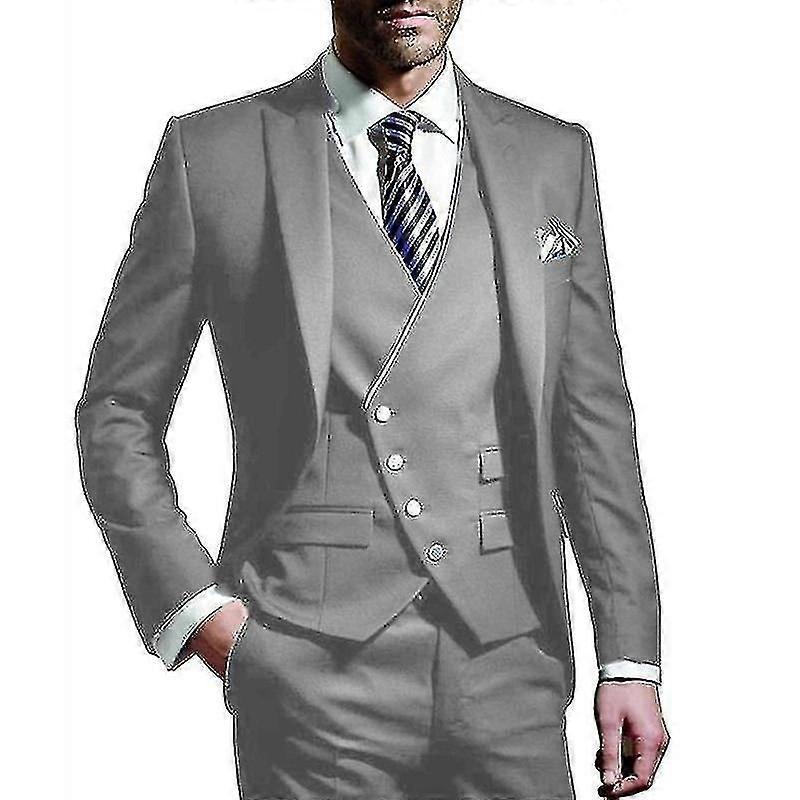 "Men's Suits Slim Fit, 3 Piece Suit for Men Tuxedo Suit Set"