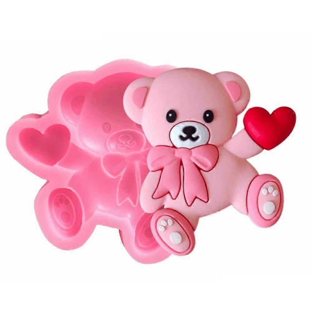 3D Lovely Bear Silicone Mould Chocolate Cake Decorating Baking Mold