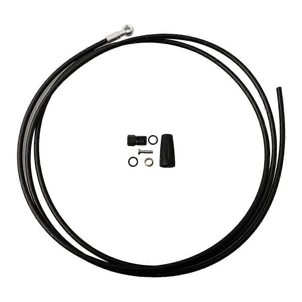 Fietsremslangset 2 meter Fietsaccessoires Zwart