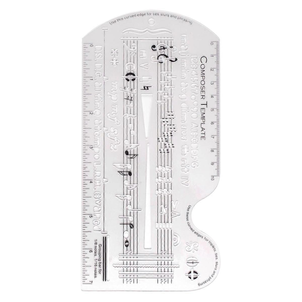 قالب تأليف الأغاني للملاحظات الموسيقية والرموز أ