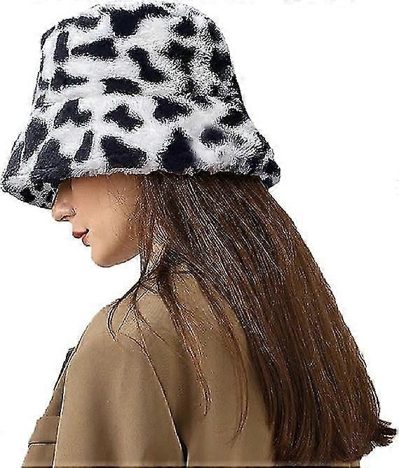 Men's And Women's Winter Plush Fisherman's Hat Faux Fur Warm Women's Fisherman's Hat