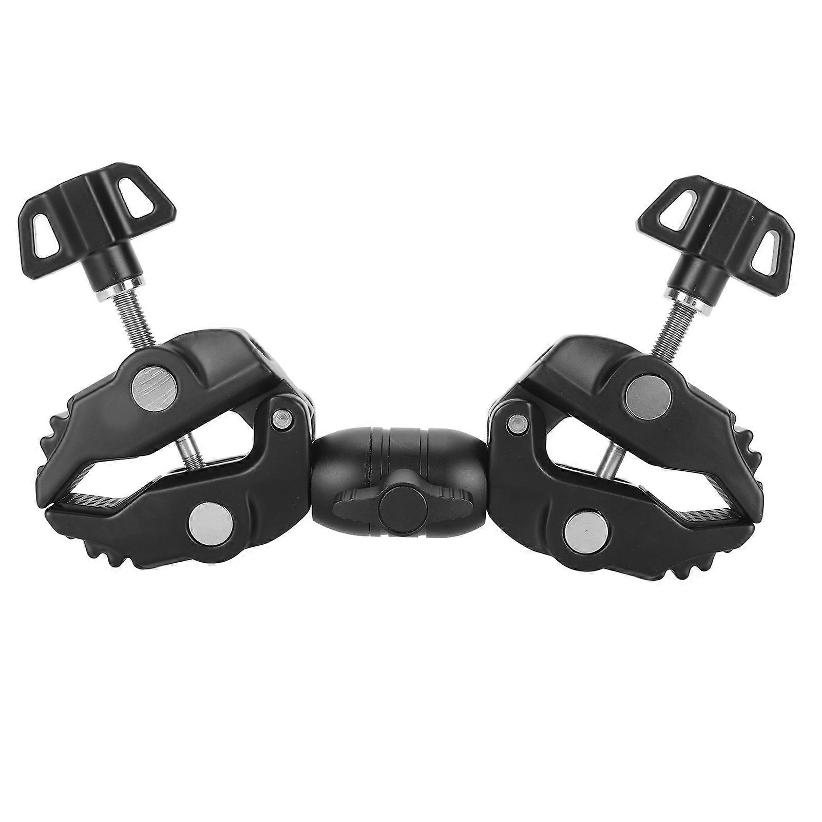 Support de fixation à double rotule pour caméra d'action Insta360 Go 3, en alliage d'aluminium, rotation à 360 degrés, pour vélo et moto