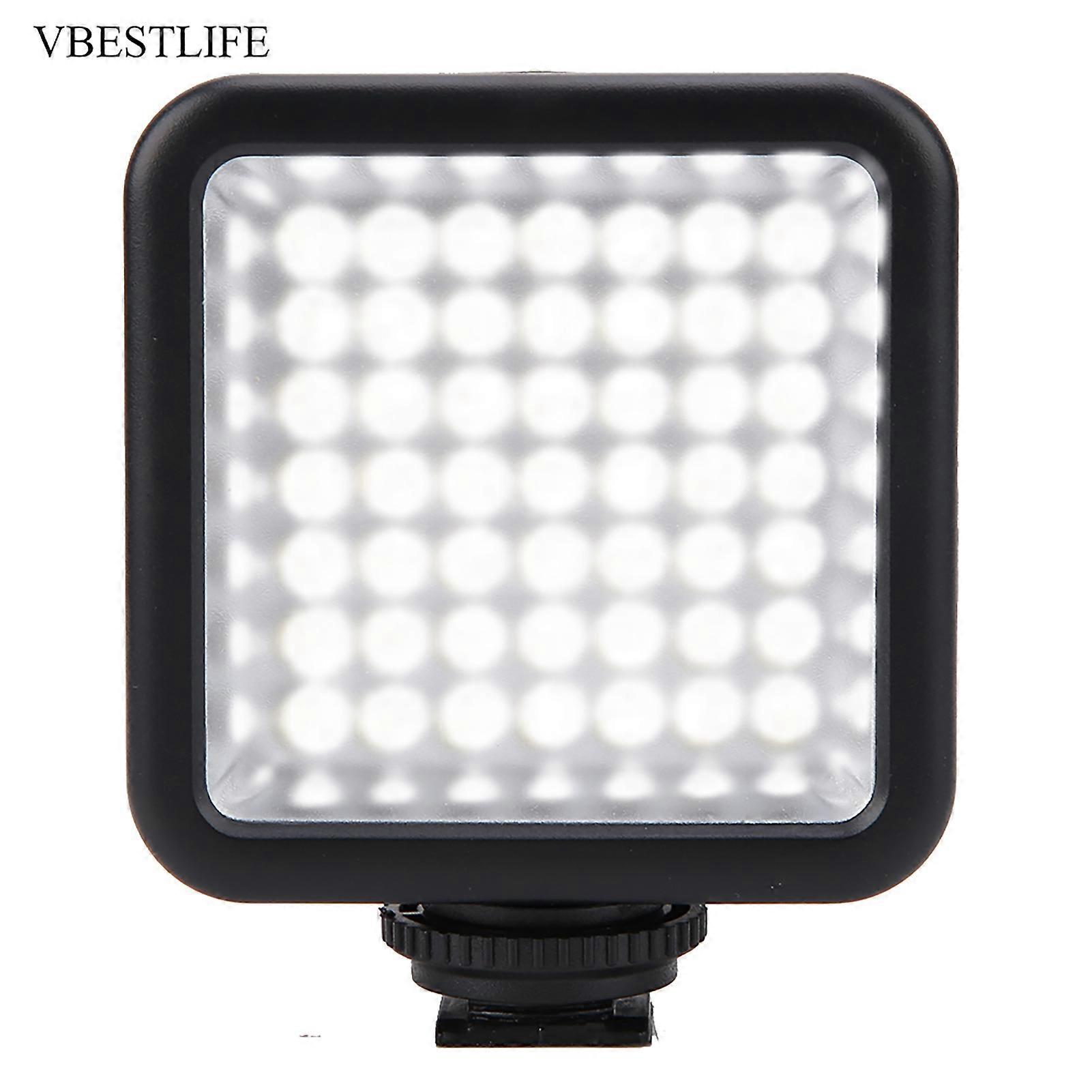 VBESTLIFE W49 Mini Portable Dimmable LED Video Light Panel On Camera Fill Light