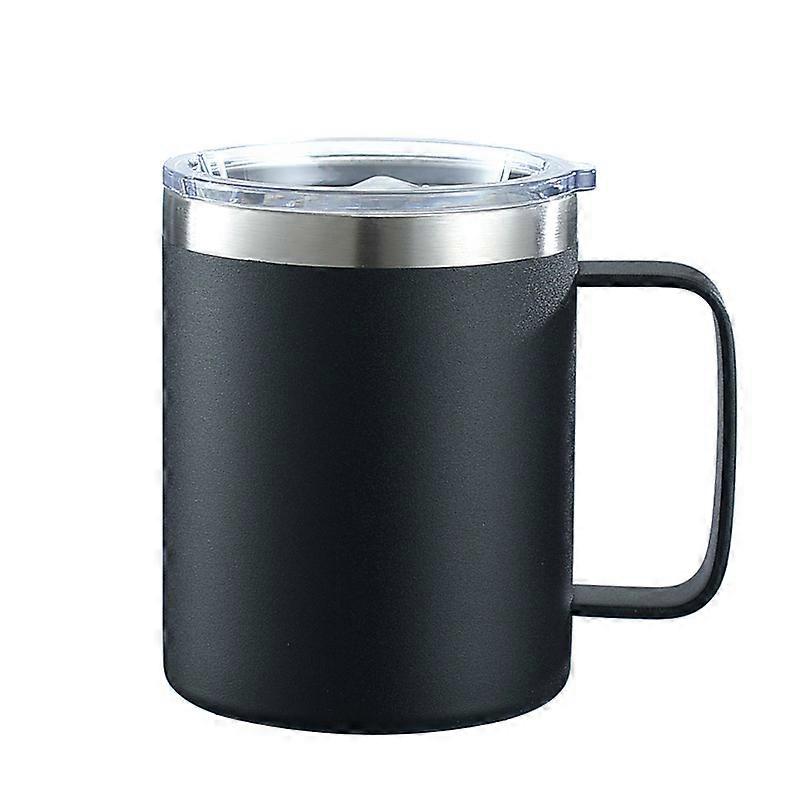 Custom Engraved Monogram Initial and Name Insulated Coffee Mug Tumbler Gift for Him 14 oz.