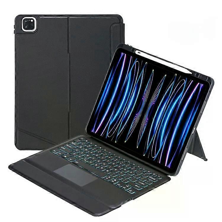 iPad Pro 12.9 Keyboard Case-Touch Backlight,Split Type,Leather -