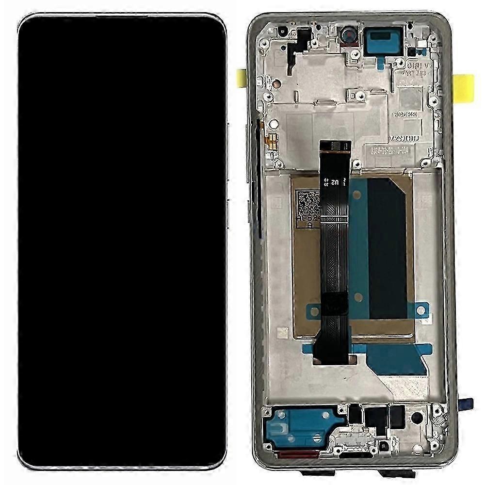 For Xiaomi Redmi Note 14 Pro+ 5g Oem Grade S Amoled Screen And Digitizer Assembly + Frame (without L