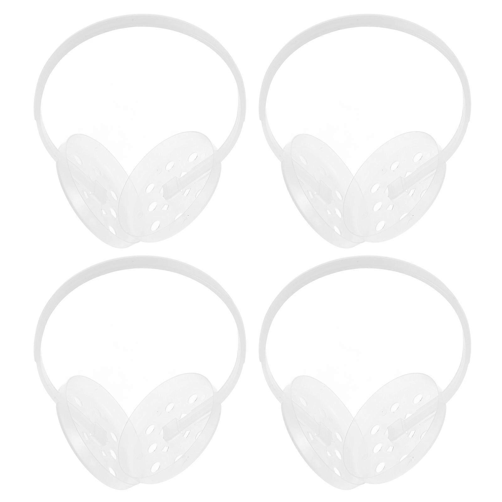 DIY Earmuff Supplies Skeleton 4pcs Plastic Earmuff Rack Plastic Frame Bracket Earmuff Making Frame Accessories Warm Earmuff Inner Rack