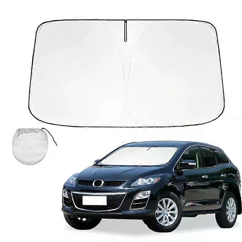 Windshield Sun Shade For Mazda CX7 CX-7 Sunshade Sun Visor Protector Foldable Blocks UV Rays Keep Your Car Cooler