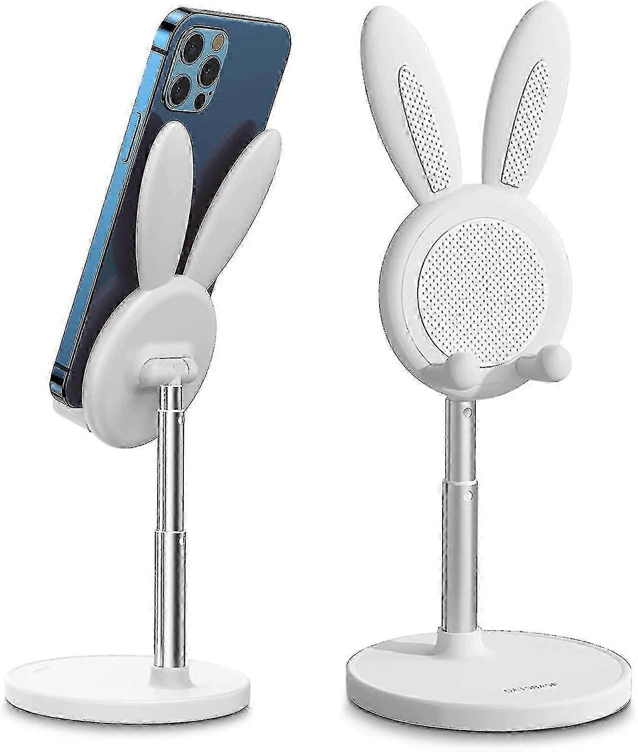 Adjustable Bunny Phone Stand for Desk with Angle Control