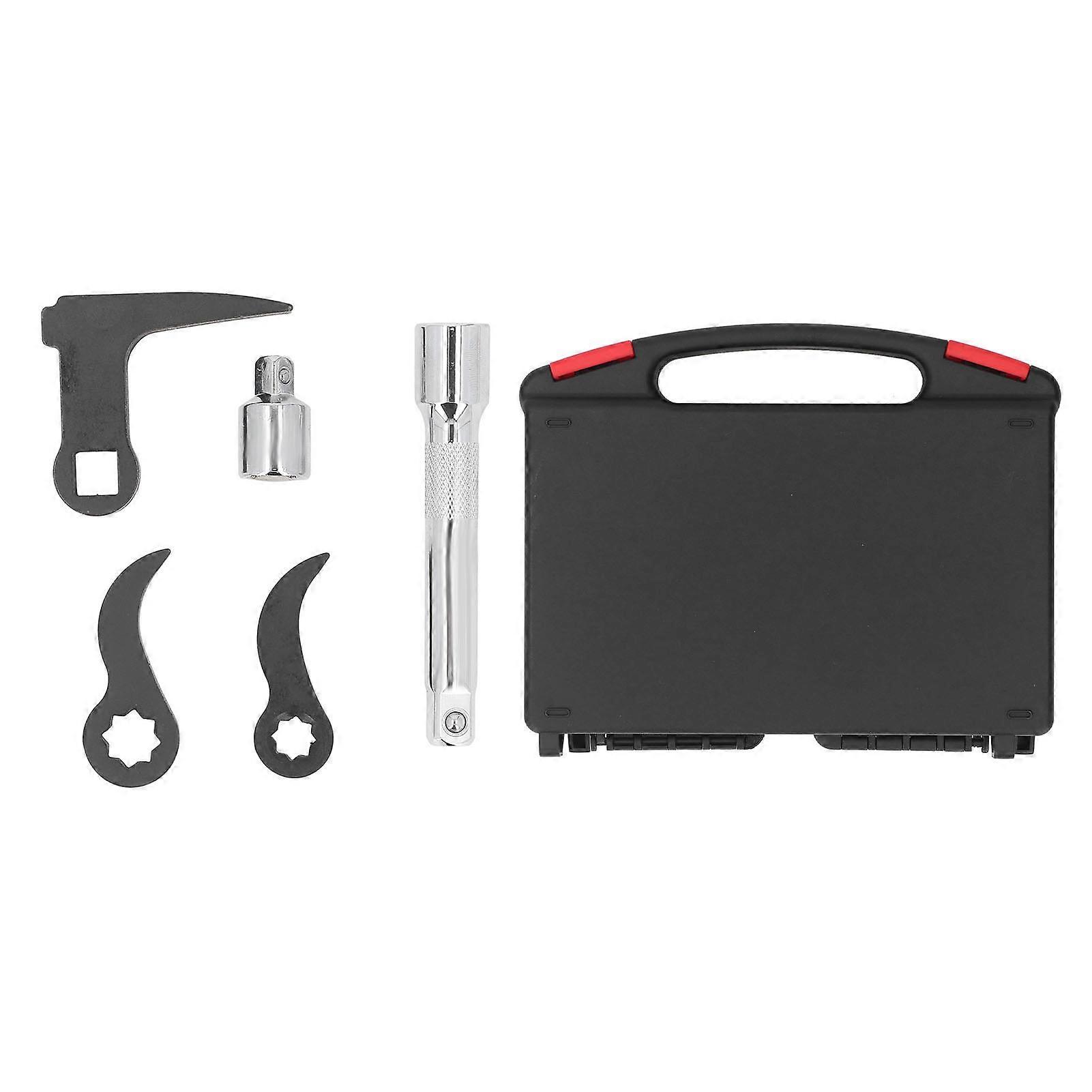 Pry Bar Adaptor Head and 3/8 Star 1/2 Square L Type with Extension Rod Half Shaft Removal Tools for Prying Lifting