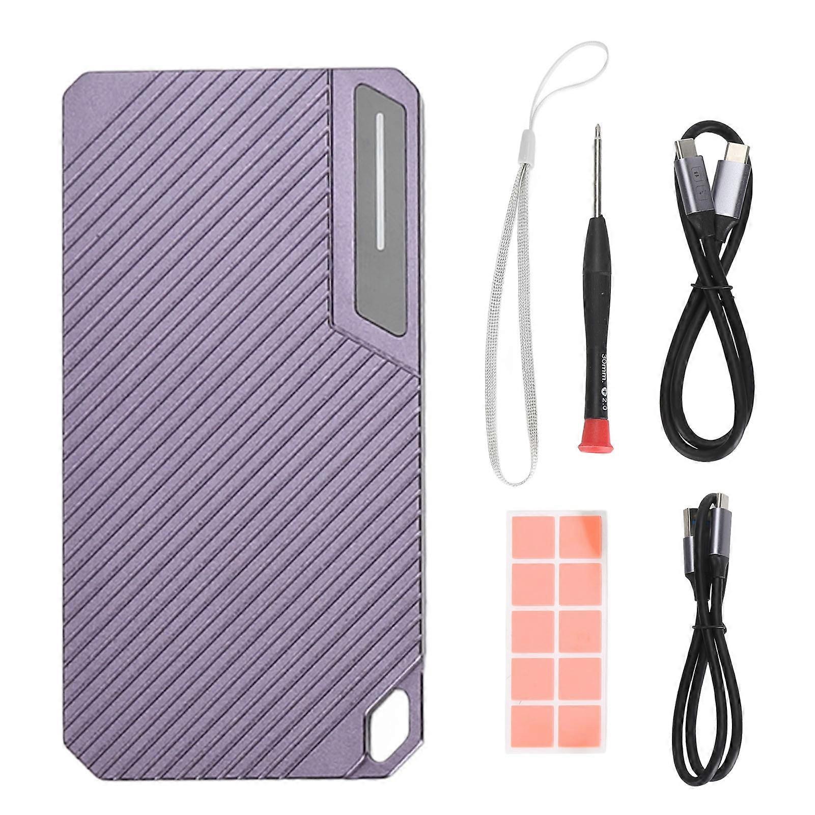 NVMe Enclosure 10Gbps RTL9210B Chip M.2 NVME to Type C SSD Aluminum Alloy External Solid State Drive Case