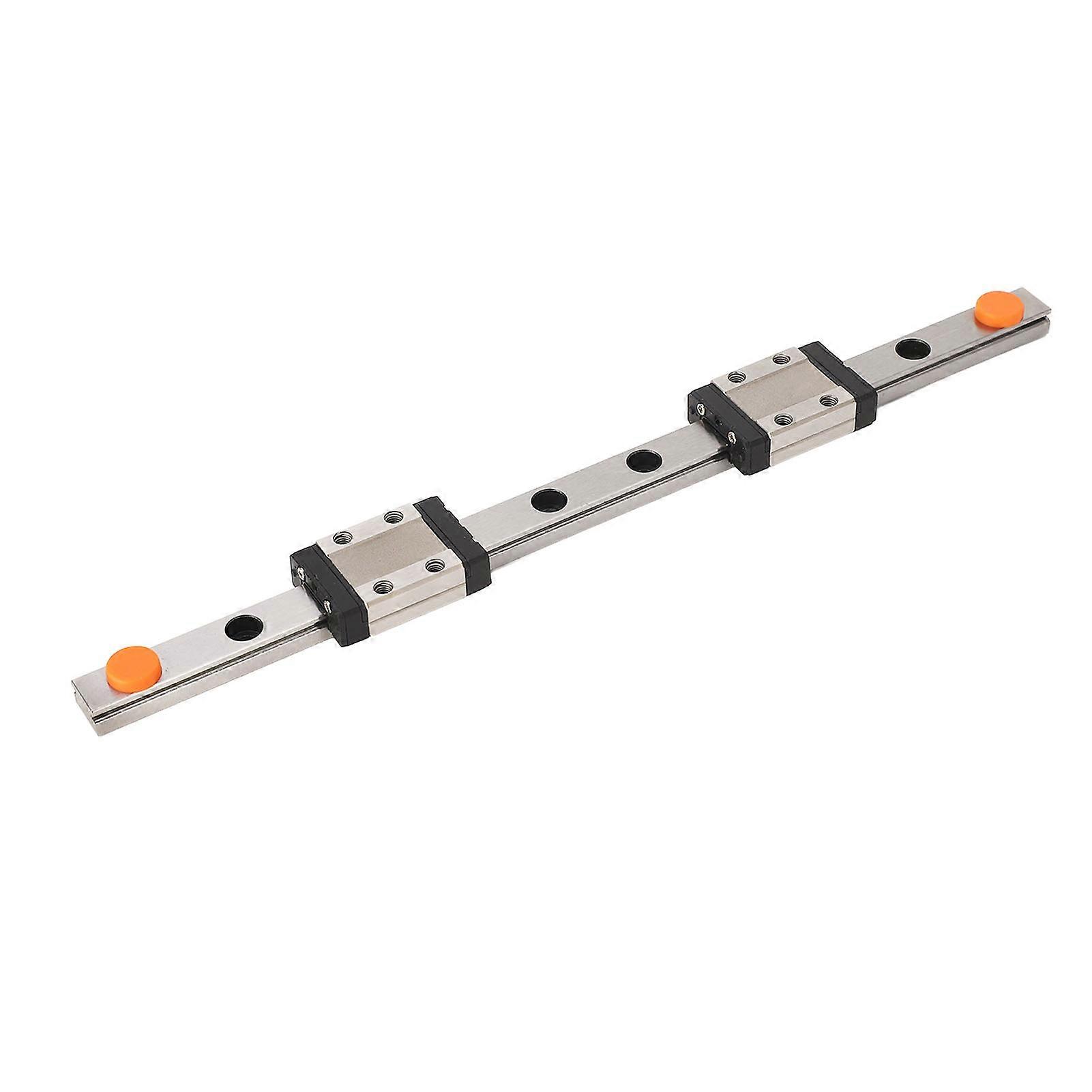200mm Linear Guide Rail High Accuracy Linear Slide Rail with 2 Standard Sliders for Small Equipment
