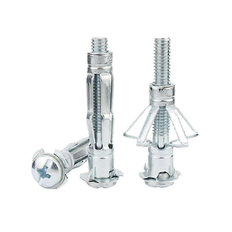 Galvanized Cross Pan Head Hollow Gecko Expansion Bolts M8x37 for Gypsum Board Hollow Wall Applications