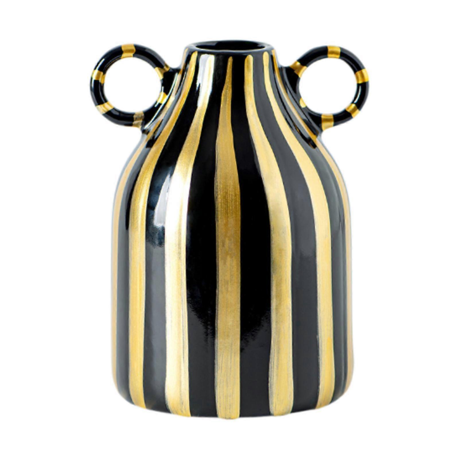 Ceramic Flower Vase Pot Desktop Ornament for Dining Table Decor Entry Table