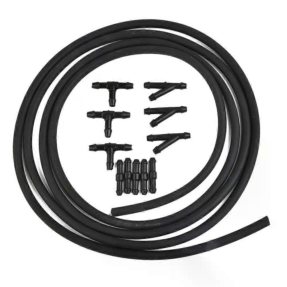 Tubo lavavetri per auto con kit di connettori T-Piece Tubo Tubo Splitter Connettore Universale Ugello Tubo Tubo Connettore