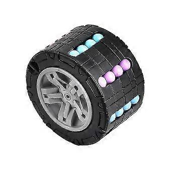 Puzzle Spinning Wheel Stress Relief Finger Toys Rotating Magic Bean Fingertip Toy Infinite Cube Gift