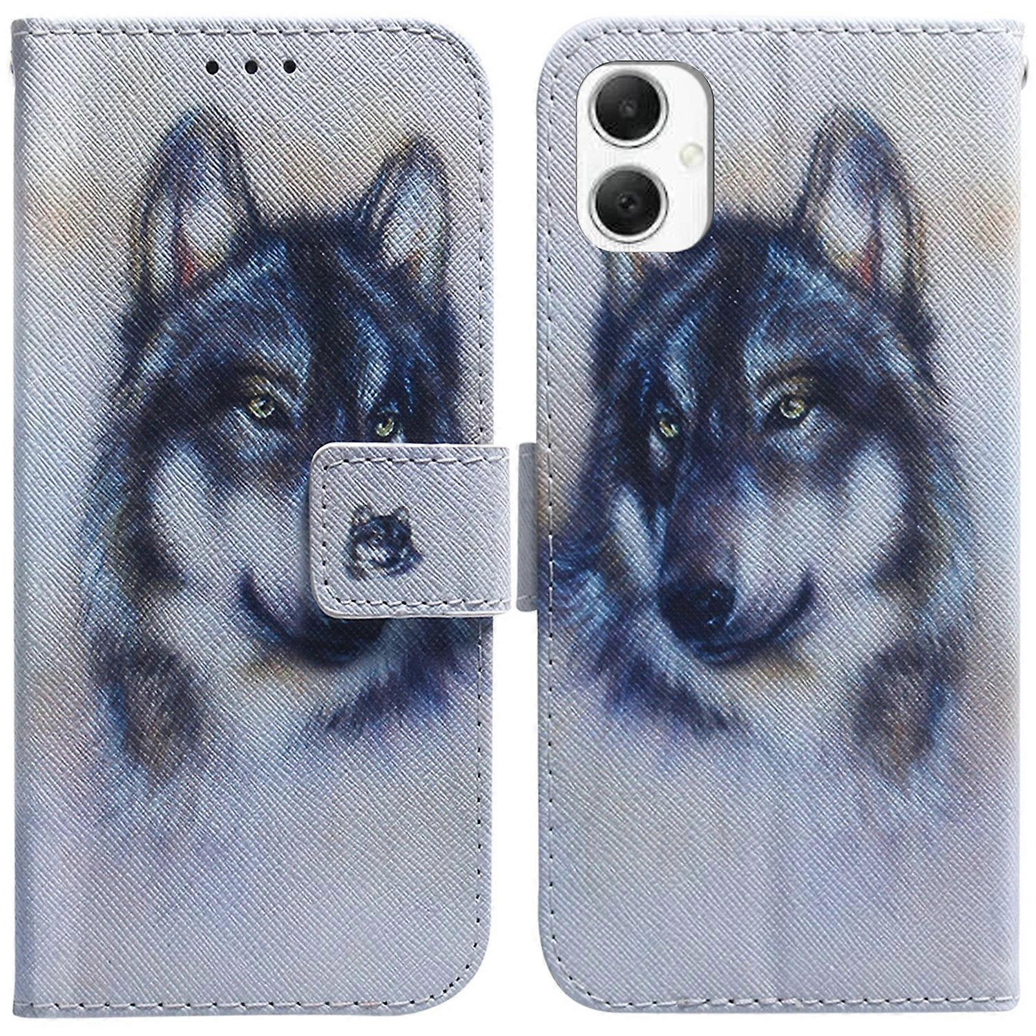 Coloured Drawing Flip Leather Phone Case