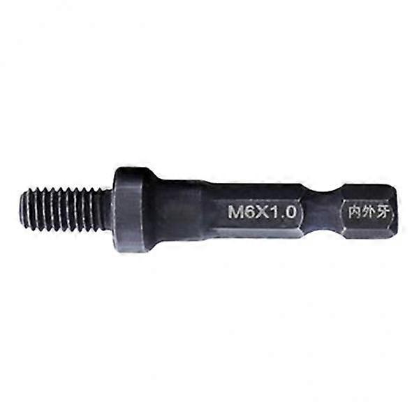 M6 X 1.0 Drill Chuck Adapter with 1/4'' Hex Shank