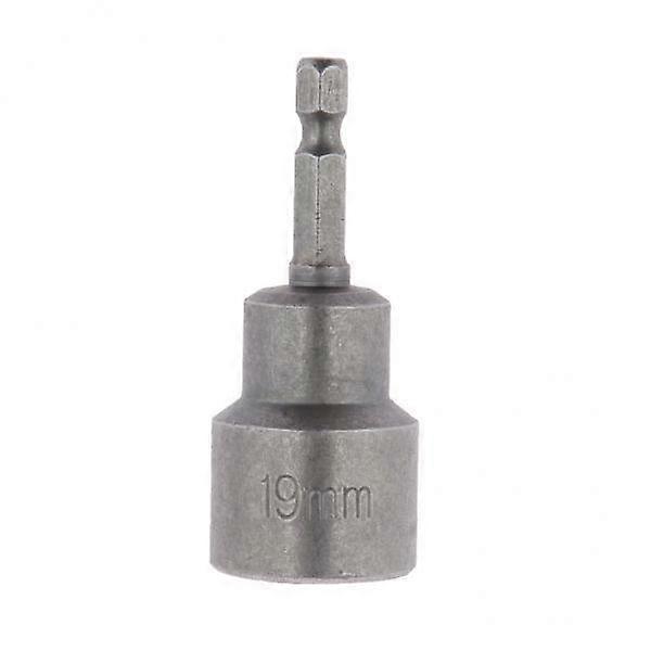 5x1/4" Hex Nut Driver Hex Shank Socket Adapter Power Drill Bit DIY 19mm