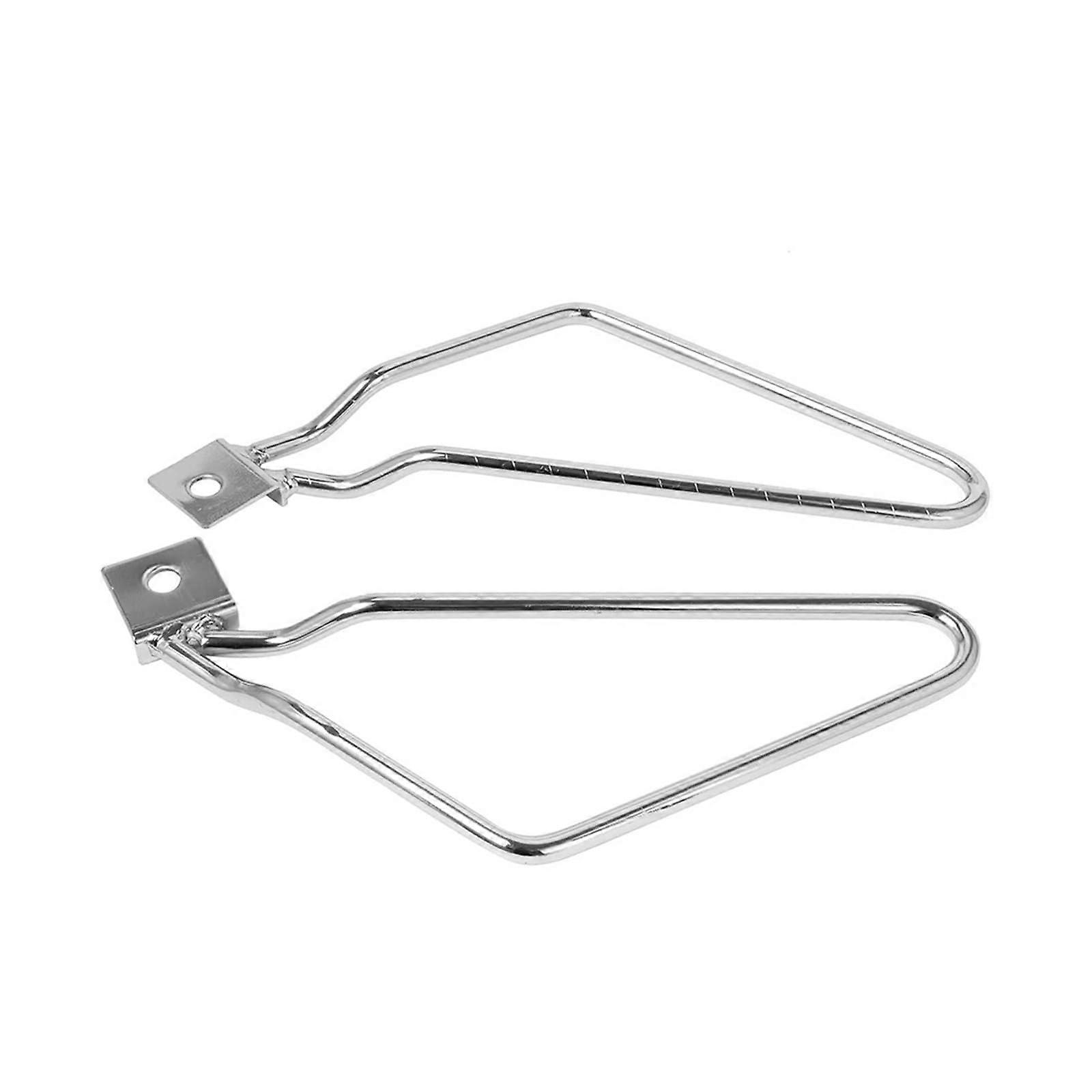 Saddlebag Bracket Support Motorcycle Saddle Bag Support Bars Mount Brackets Compatible with 883 Motorcycle Saddle Bag (Color : Silver)
