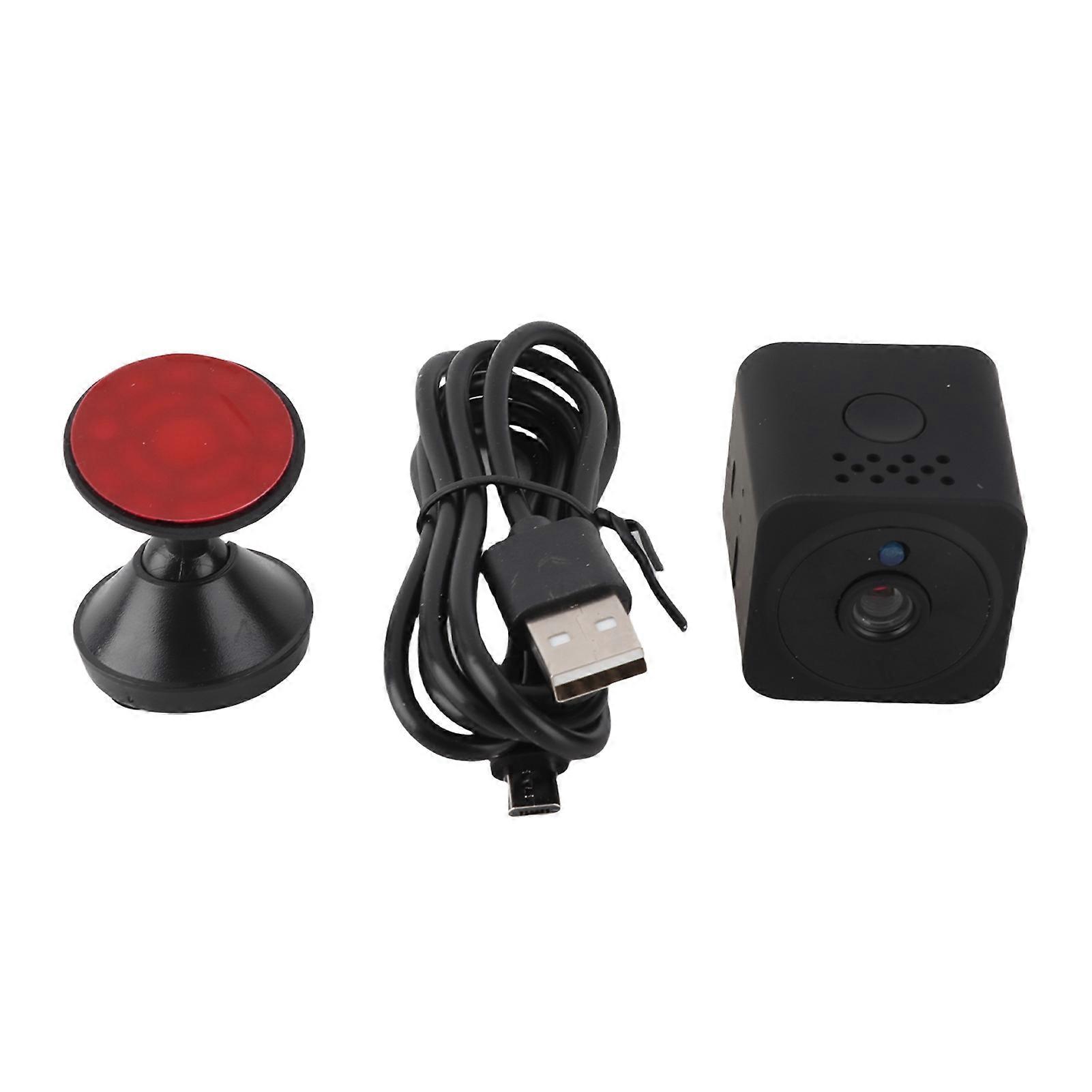 1080p HD Mini Security Camera with Night Vision, Motion Detection, and Magnetic Mount