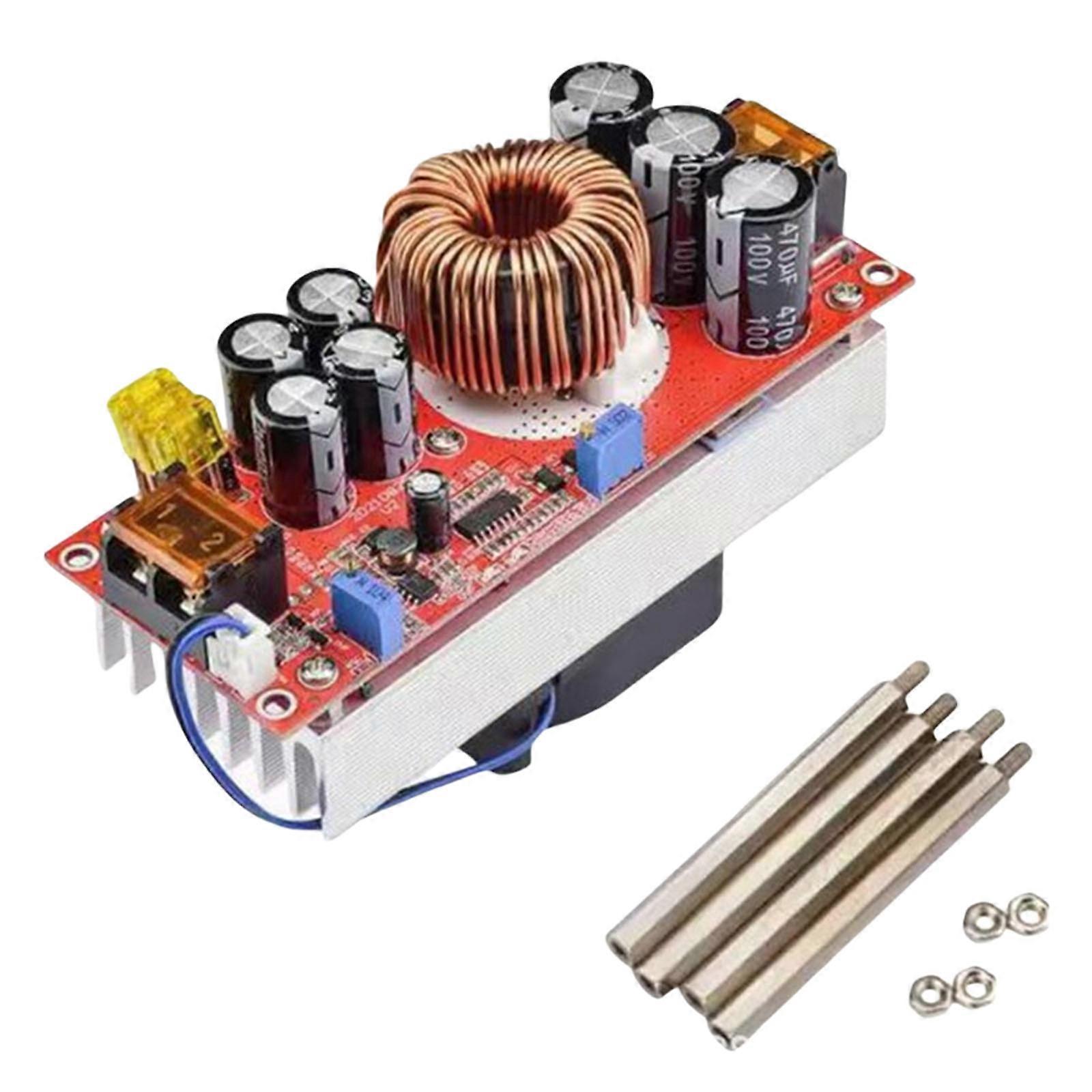 1800W Boost Converters 40A Converters Boost Car Step Upping Power Supply Module Adjustable Voltages Converters 10-60V