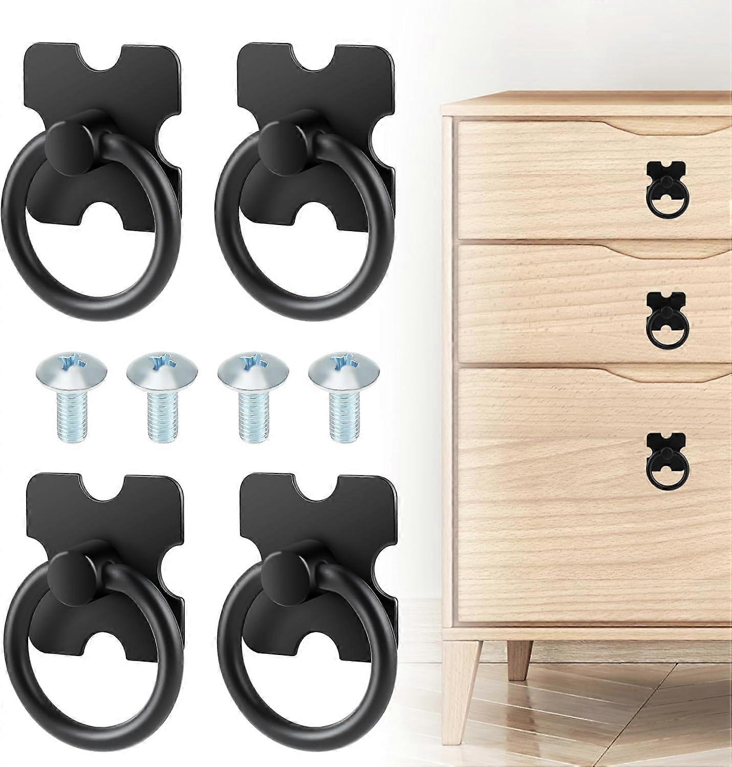 4-piece drawer ring pulls