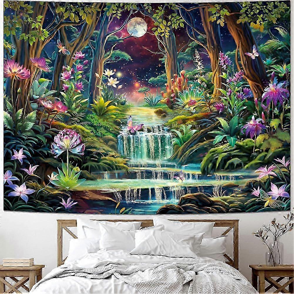 2025 lumière noire fantaisie forêt forêt Gblelen esthétique lune Gblen UV réactif néon galaxie mur d’espace