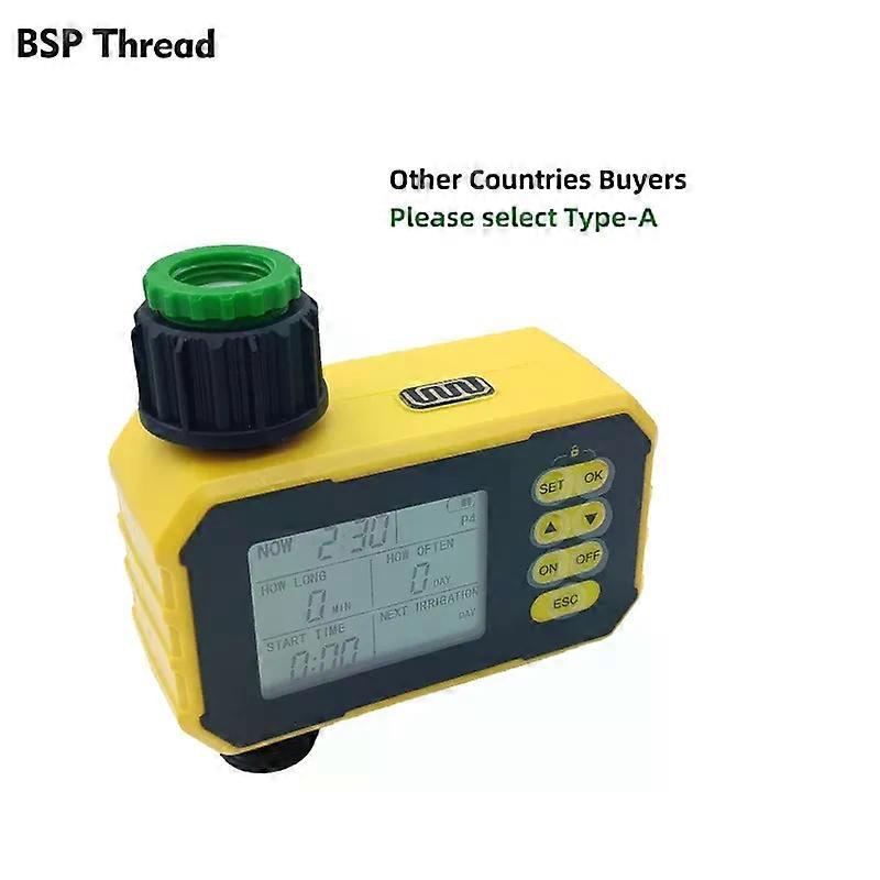 Household Solar Automatic Irrigation TImer LCD Display Rain Sensor Watering controller For Garden Balconi