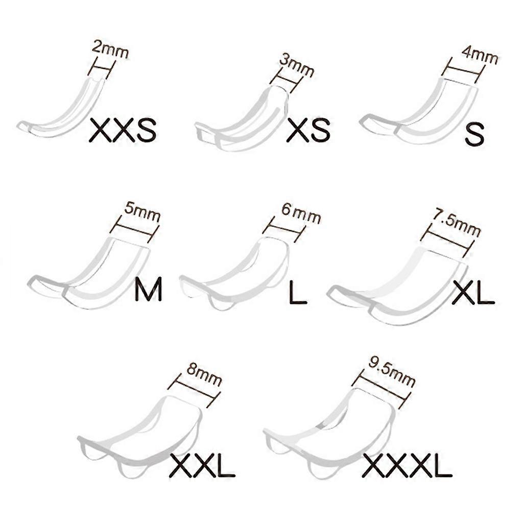 8 Pieces The Ring Size Adjuster is Suitable for Loose Ring Ladies to Fix the Invisible Ring Size Protective Gasket Clear