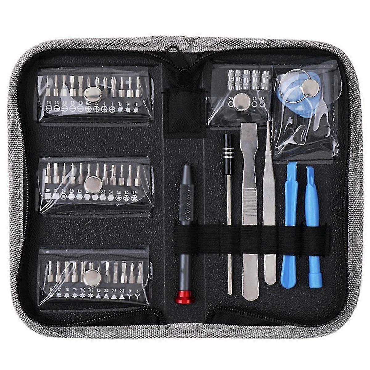 49 Pieces of Mobile Phone Maintenance Tool Set-Flower-Shaped Triangular Precision Screwdriver Set