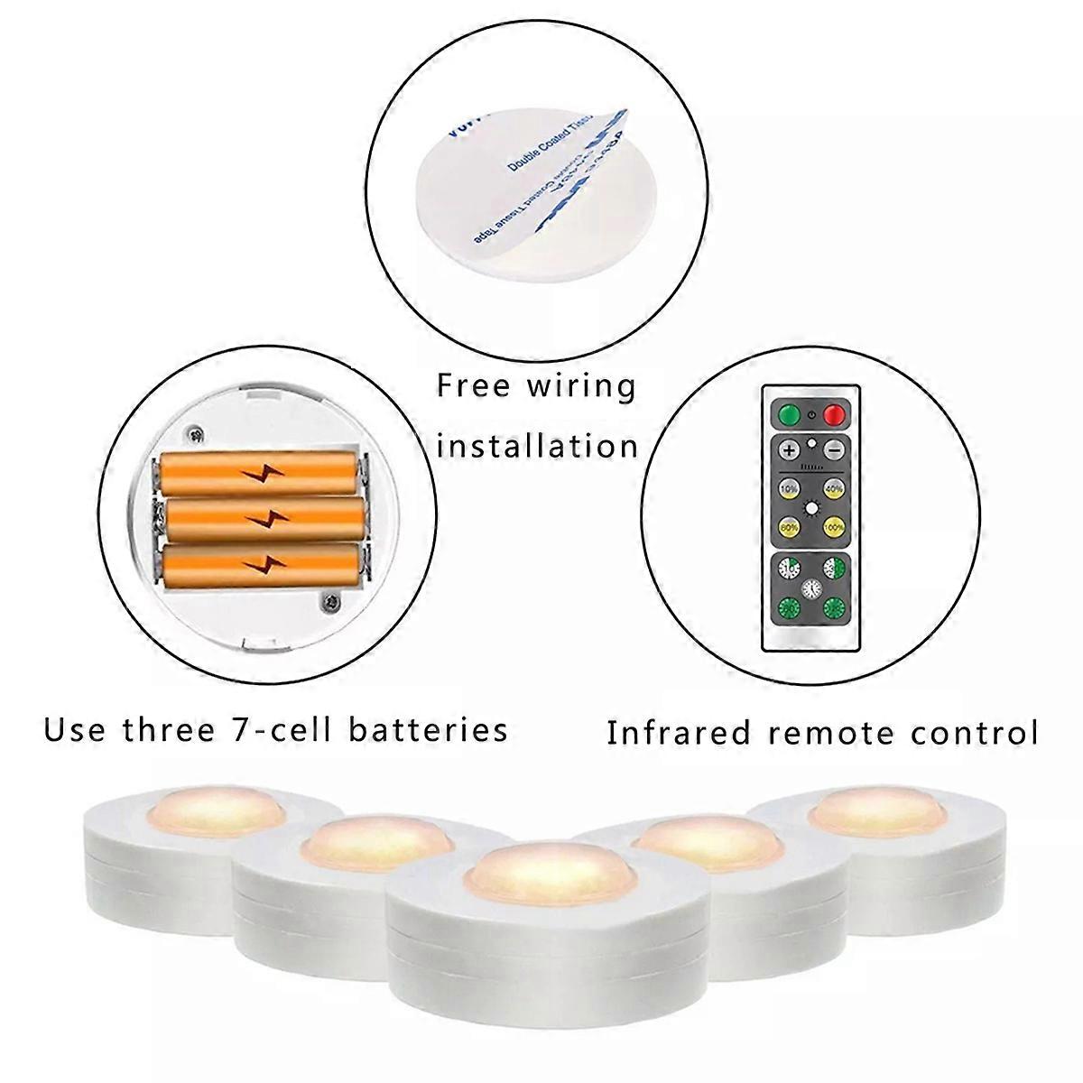 Modern Wireless Cabinet Lighting, Touch and Remote Operated for Versatile Use