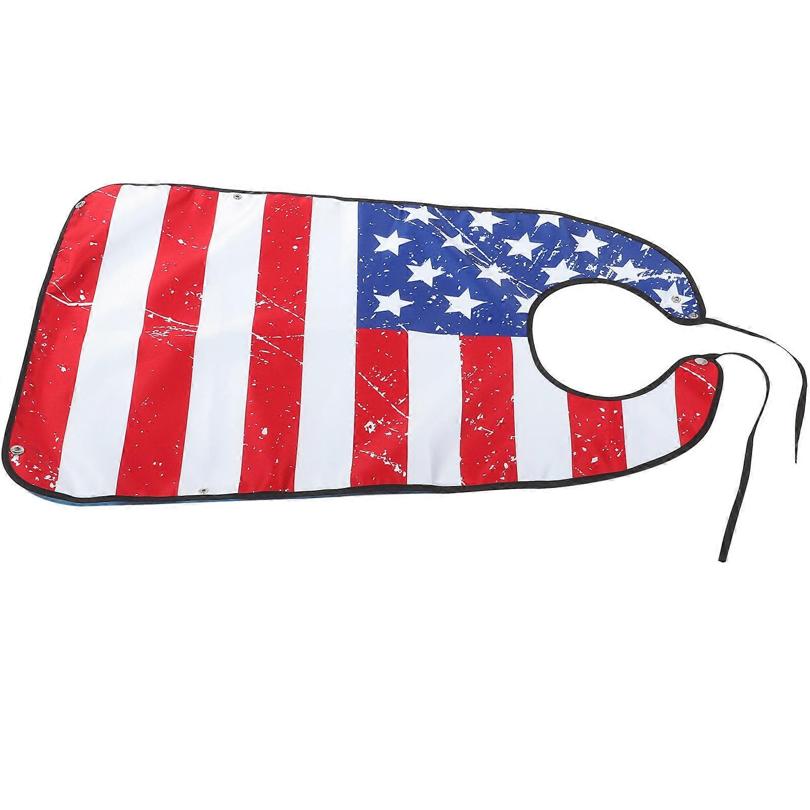 Household Clothing Protector Delicate Adult Bib Adjustable Design Rectangular Shape 76x49.5cm 1Set