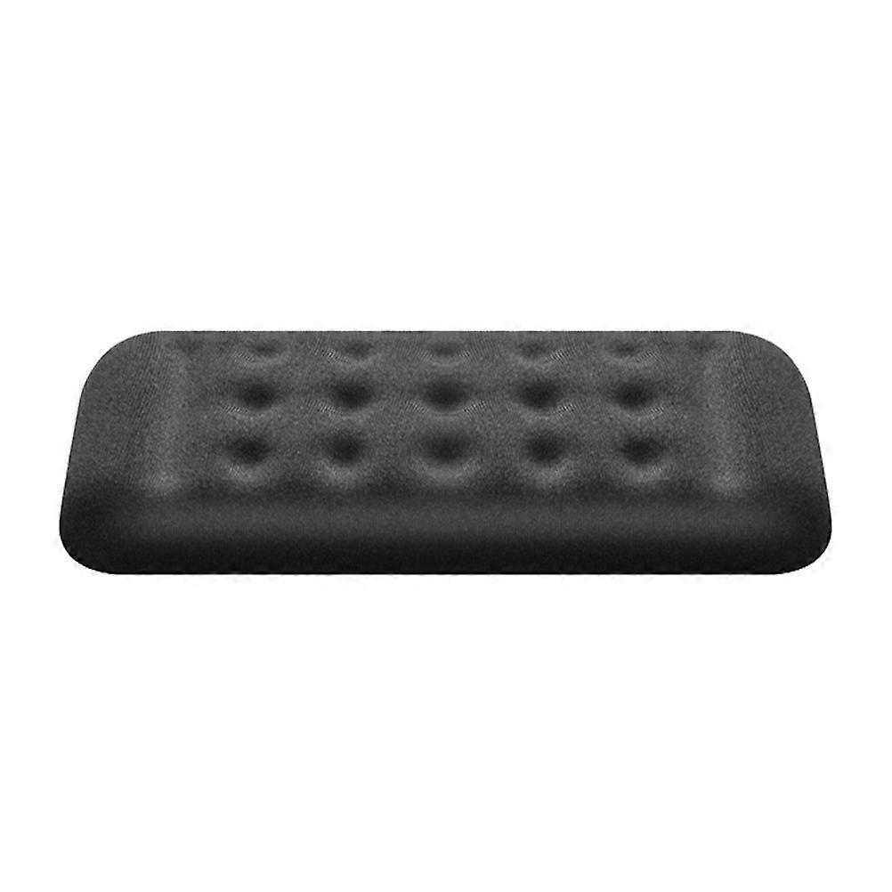 Wrist Pad For Desk Ergonomic Support Black Foam Stability 1Set