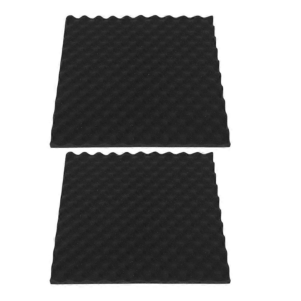 Studio Sound Panels Acoustic Foam Panels Noise Reduction For Ceilings 2Pcs Wave Structure 19.7X19.7X1.4In