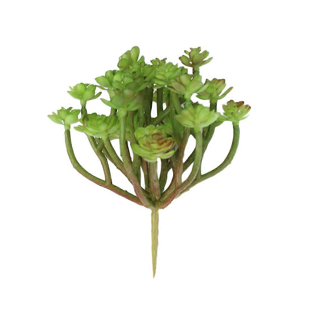 Artificial Succulent Green for Decorating Zero-Maintenance Greenery Plastic Flower