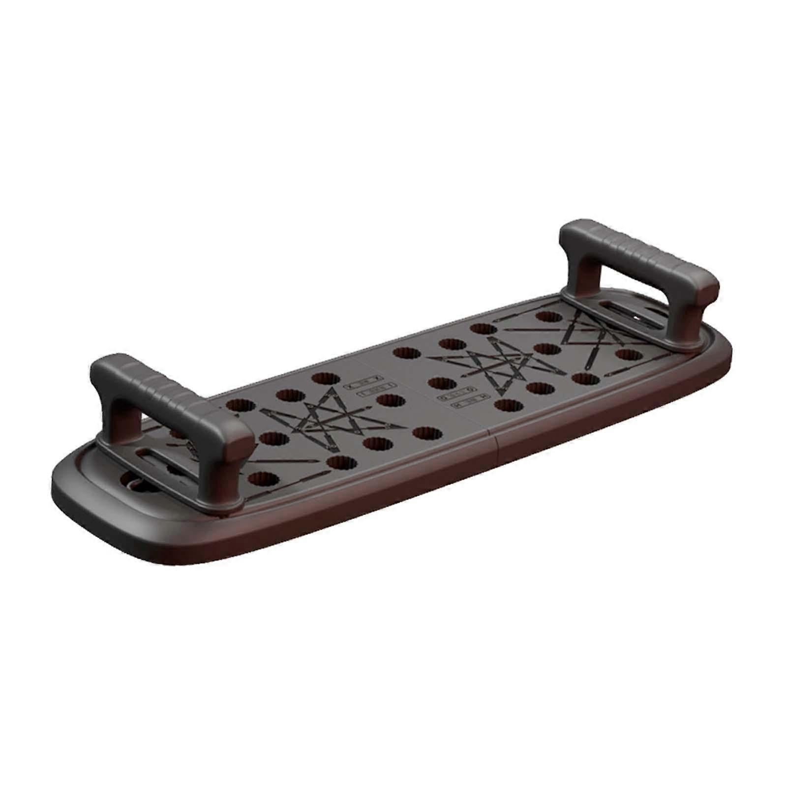 Push-Up Training Board Portable Anti-Slip Fitness Device with Grips for Home Strength Training and Workout Support