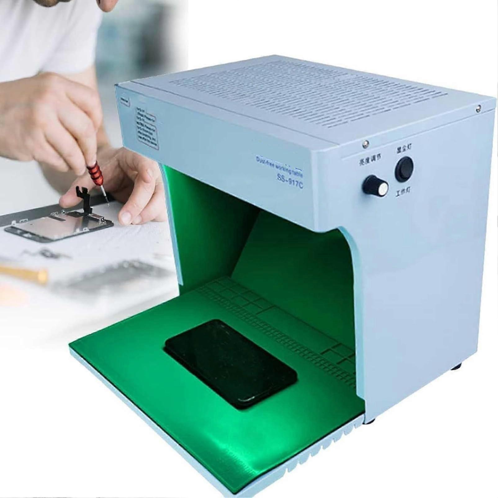 Mini Workbench for Dust Rooms, Vertical Laminar Flow Hood with 2 Fans