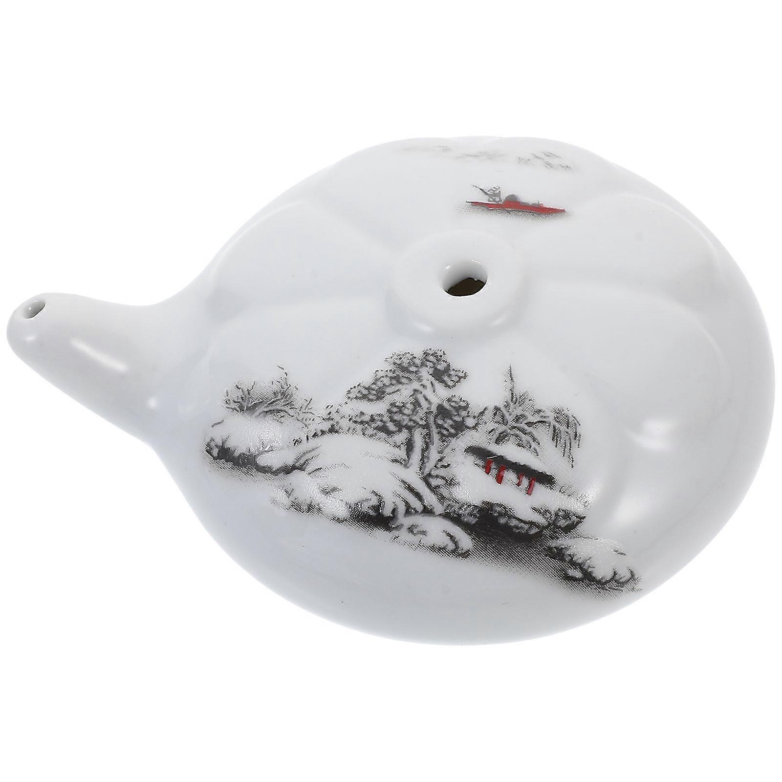 Porcelain Water Dropper Ink Storage for Chinese Calligraphy Practice Ceramic Portable Use 1Pcs