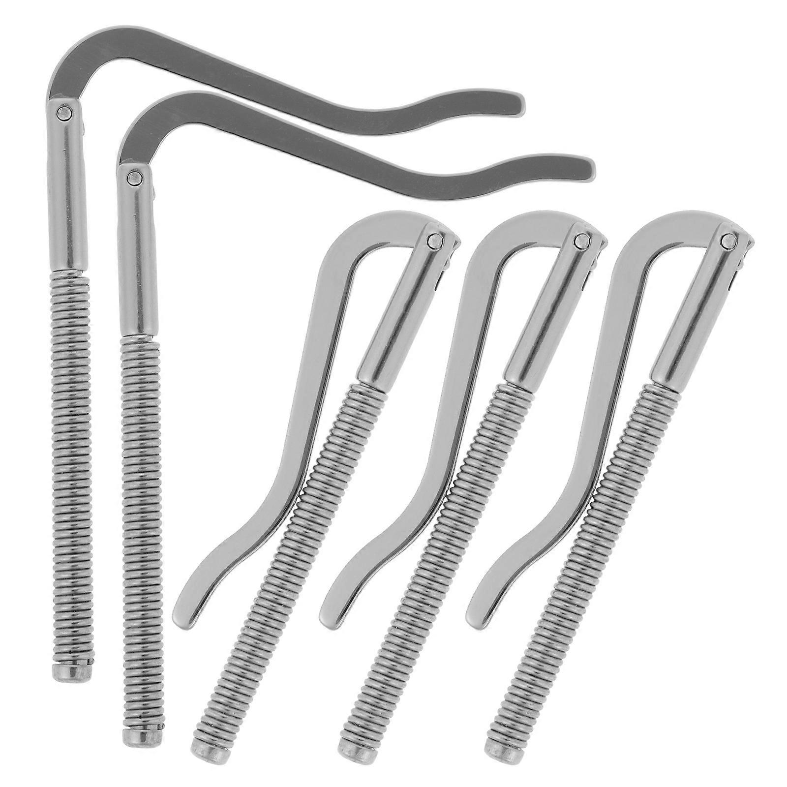 Wallet Spring Clamp Metal Material Clipping Checks Rectangular Simple Appearance Everyday Use 5Pack