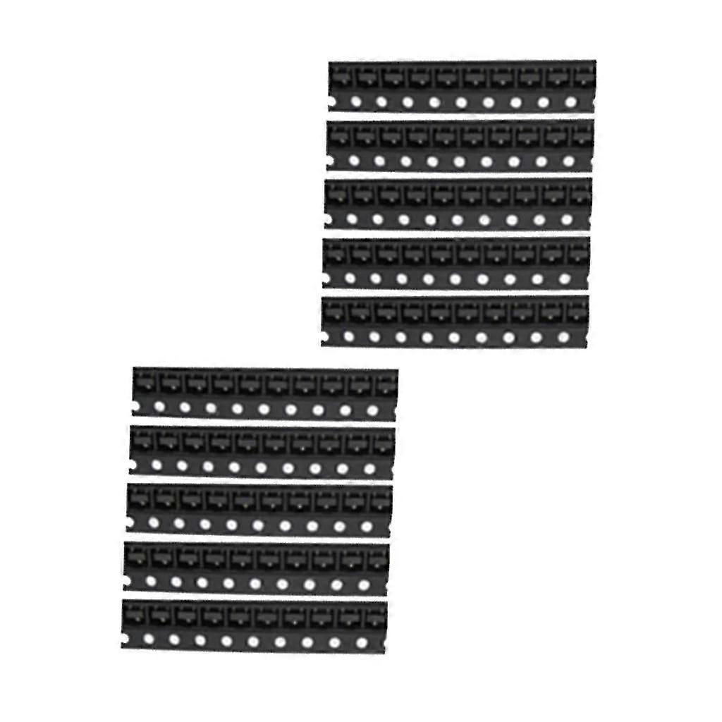 100pcs SMD Triode Transistor SOT-23 0.5A/25V PNP General Purpose Transistor