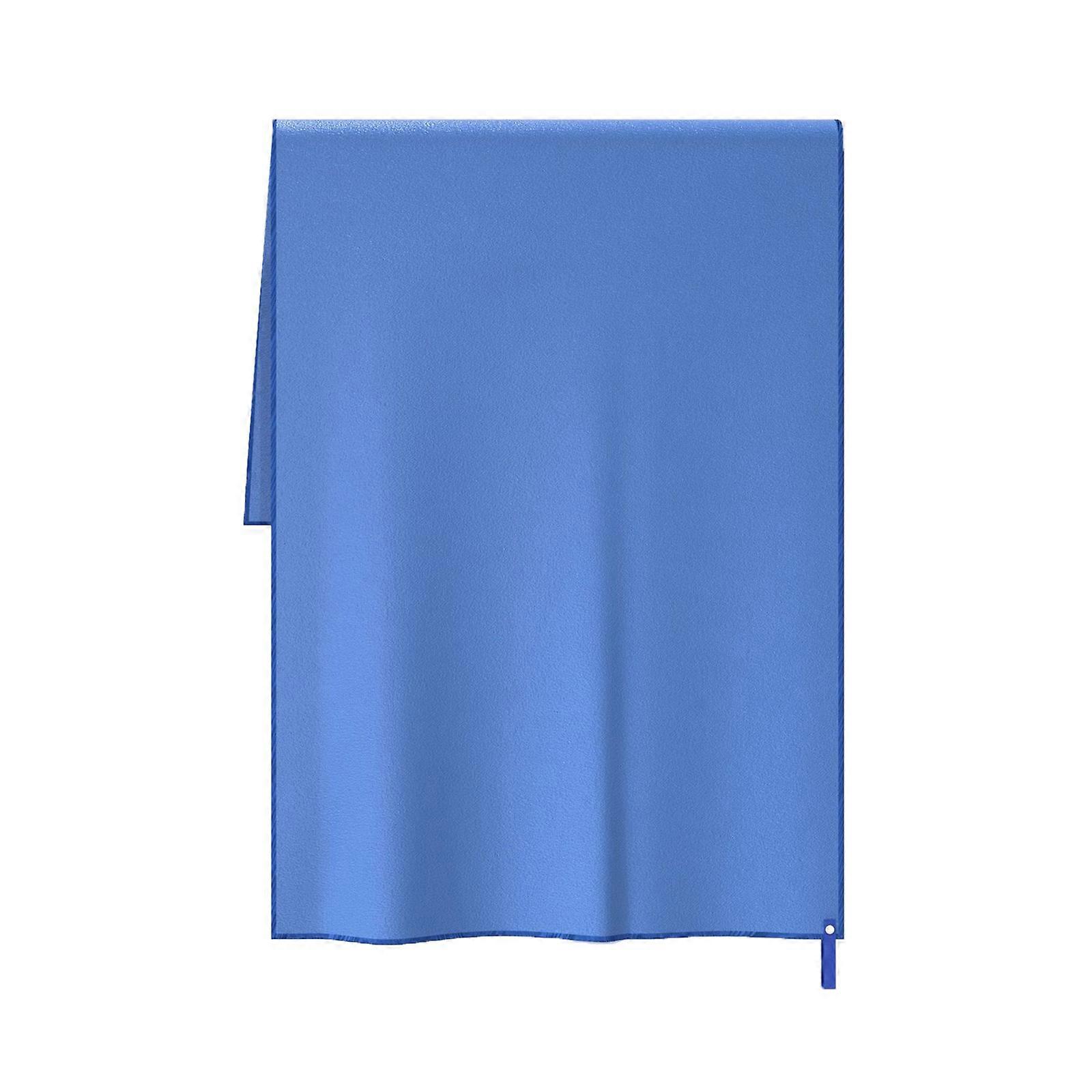 Moisture Wicking Exercise Towel With Double Side Plushes Texture Lightweight Compactly Outdoor Towel 80x130cm Bath Towel Deep sea blue