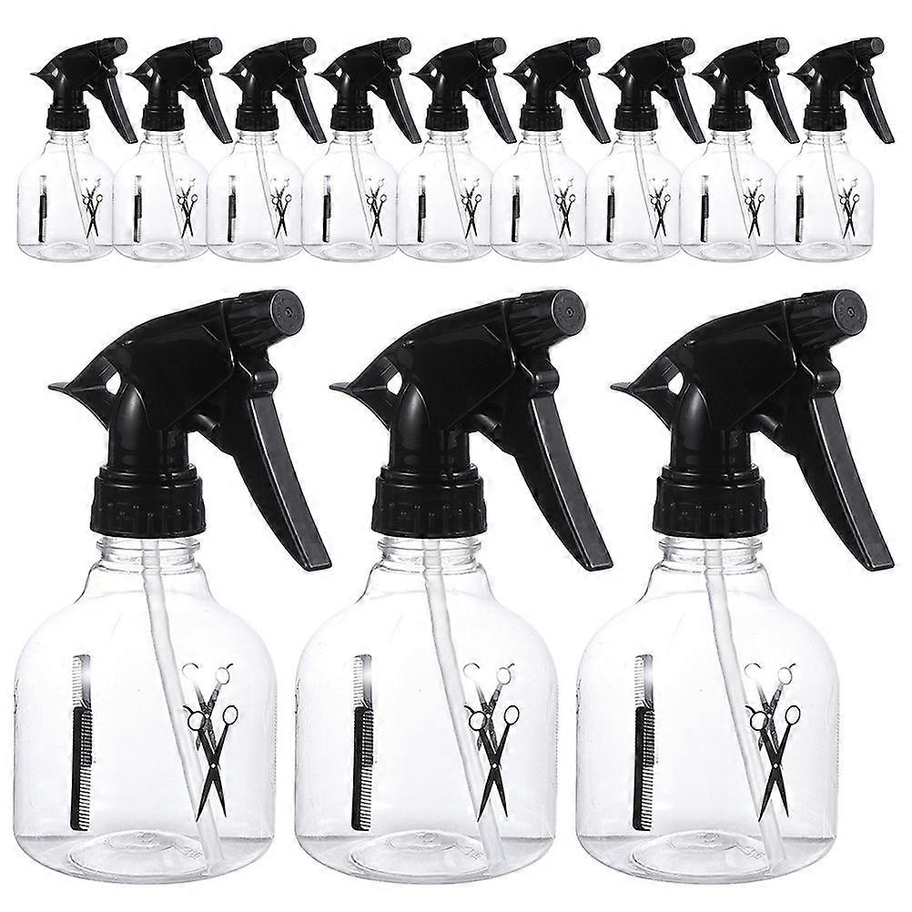 12 قطعة زجاجات بخاخ الشعر زجاجات رذاذ الشعر رشاشات حلاقة الشعر زجاجات رذاذ الشعر القابلة لإعادة التعبئة