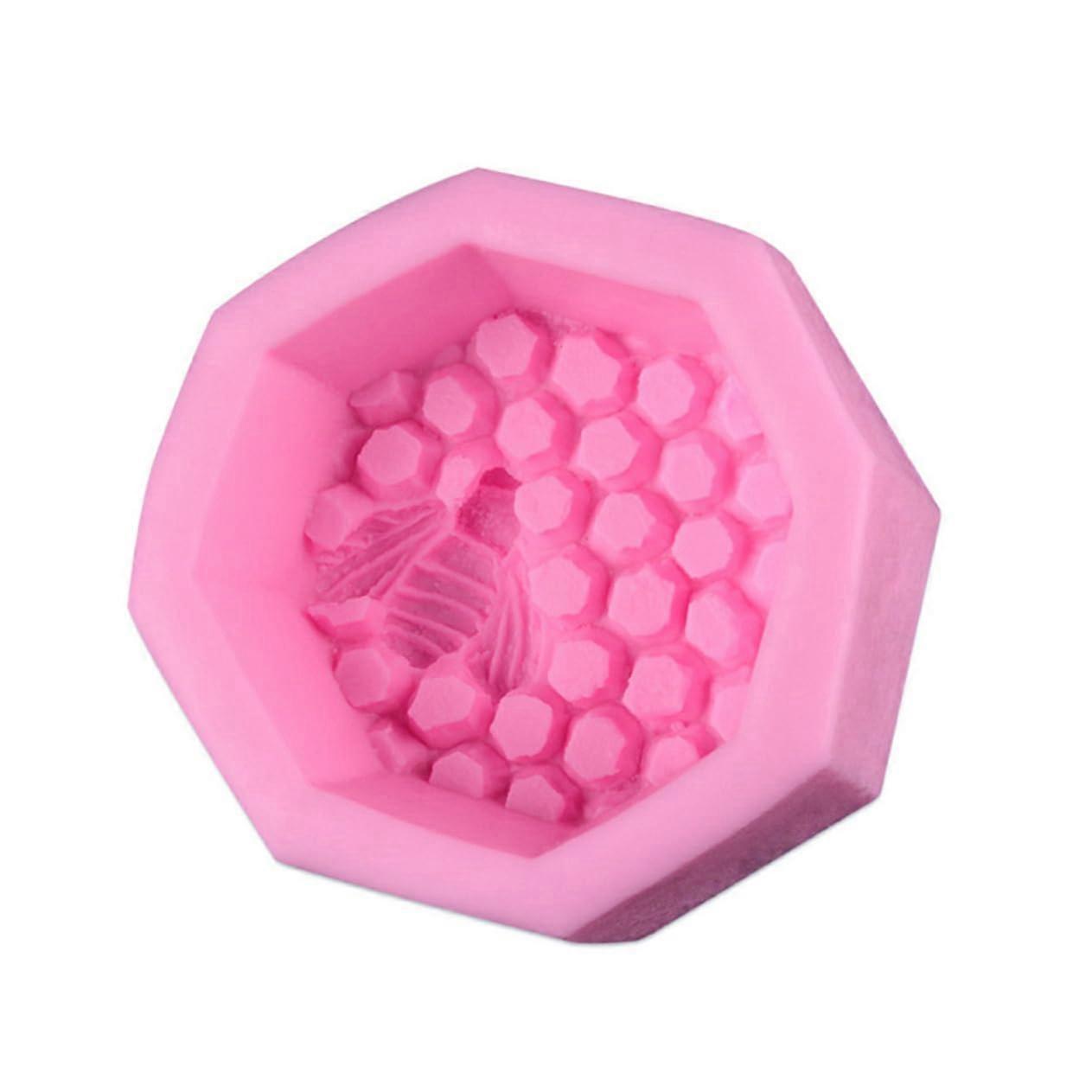 Honeycomb Silicone Mould for Desserts, Reusable Fondant Mould for Creative Cake Decorating, Soap Making and Craft Projects