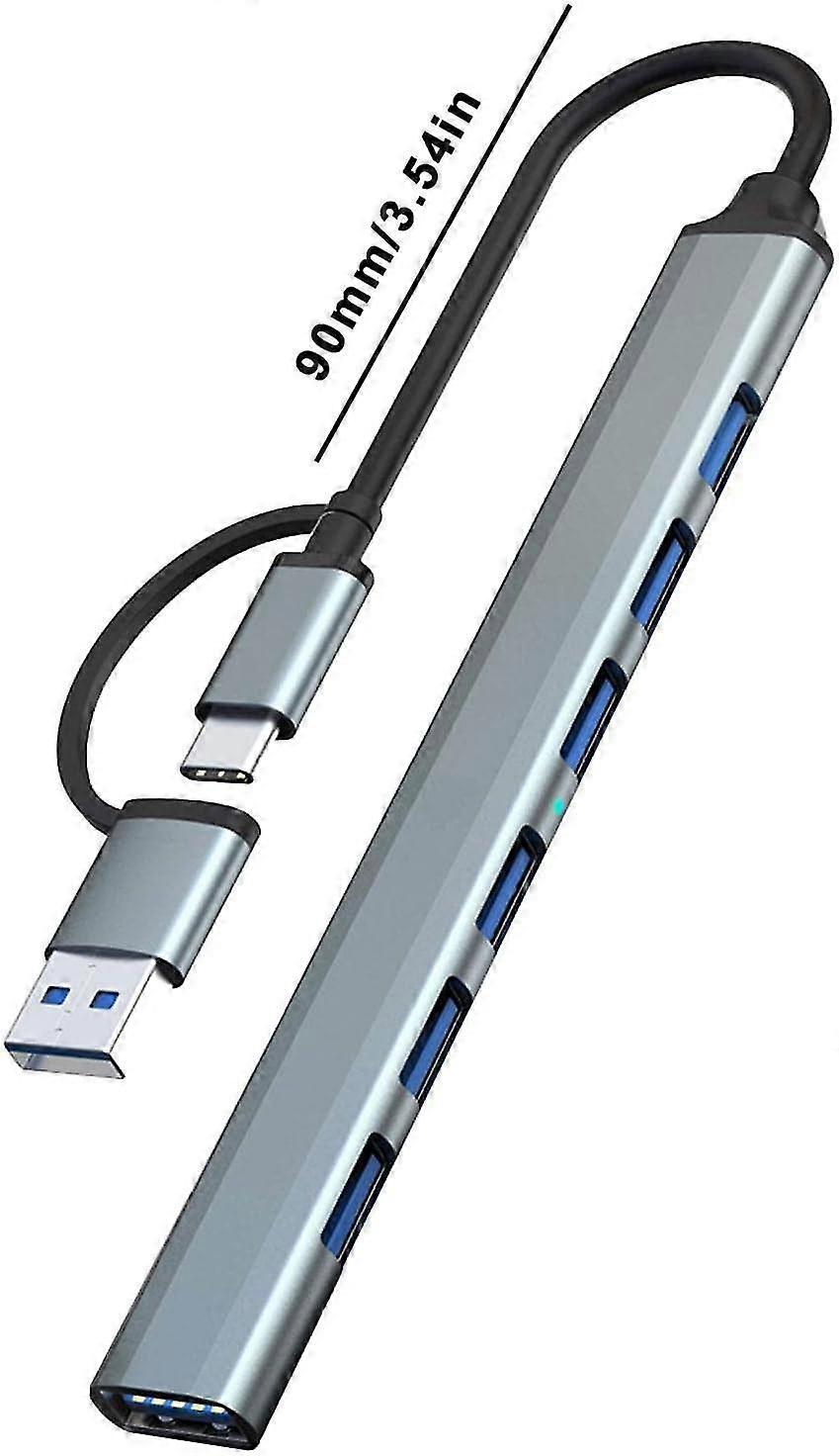 USB Docking Station - 7-in-1, Alloy, High-speed Data Transfer