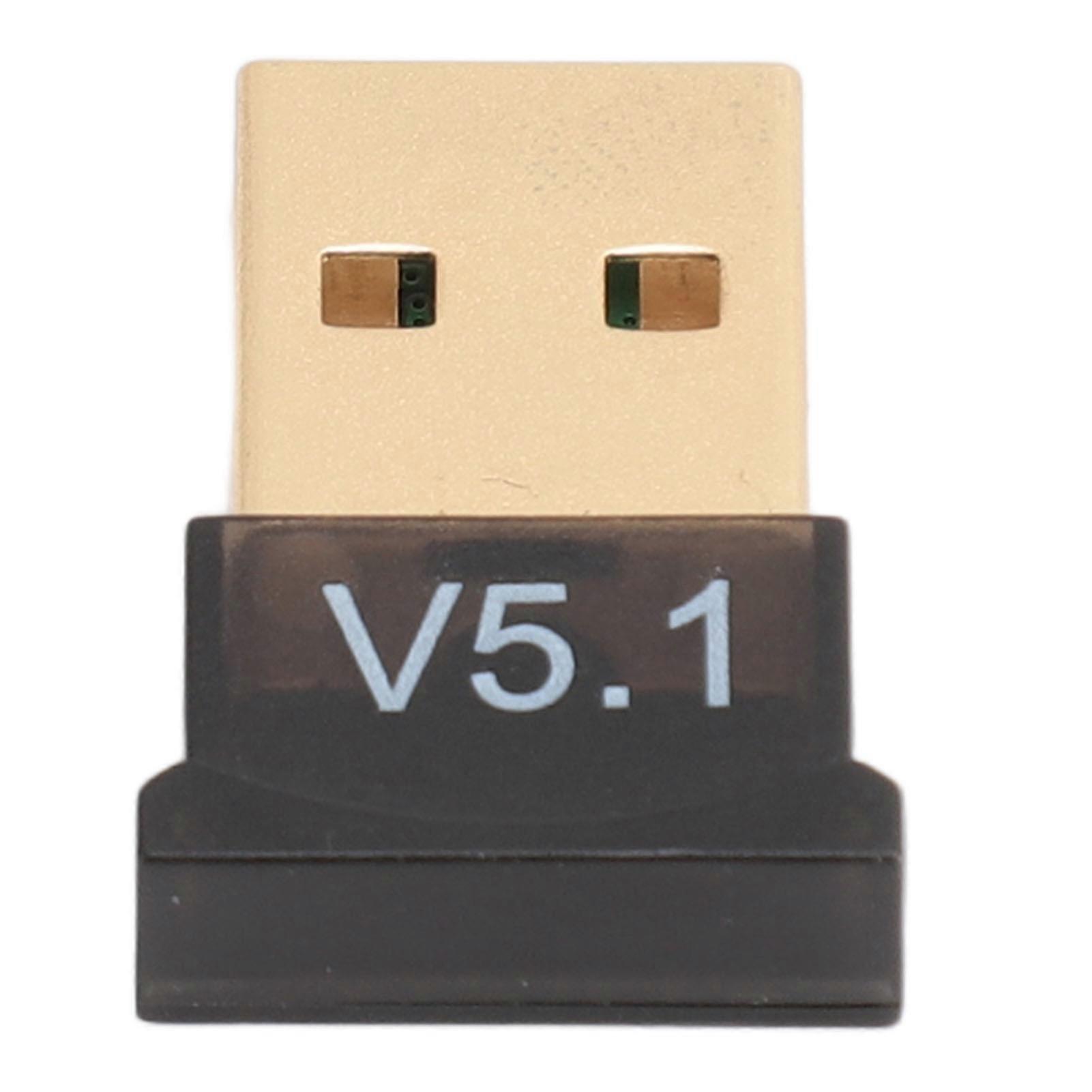 Bluetooth 5.1 Adapter Fast Data Transmission Dual Mode HiFi Sound USB Wireless Bluetooth Dongle Adapter for Windows 7 8 8.1 10 11